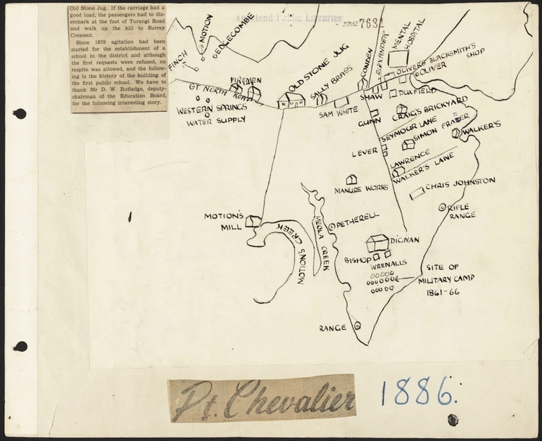 Image: Pt Chevalier 1886