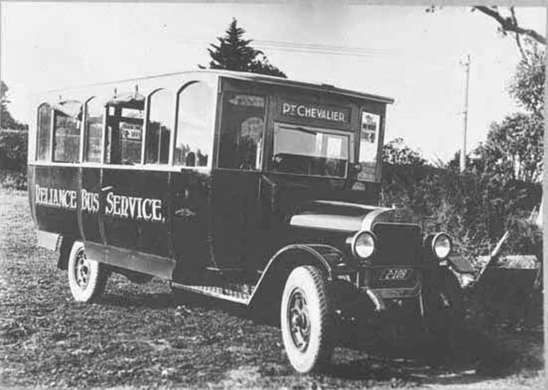 Image: Showing Reliance Bus Service bus, registration number 2-109....