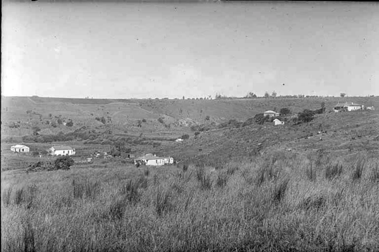 Image: Looking east from Pokanoa Point showing some of the houses in....