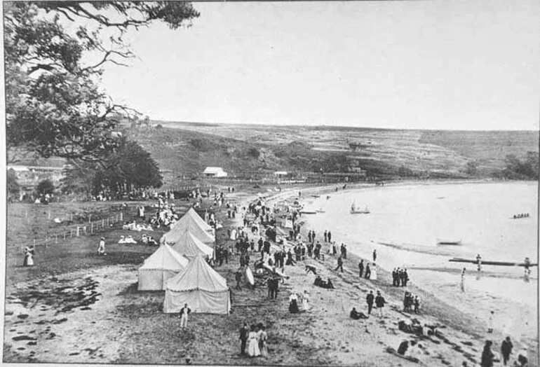 Image: Looking west along Okahu Bay, showing...