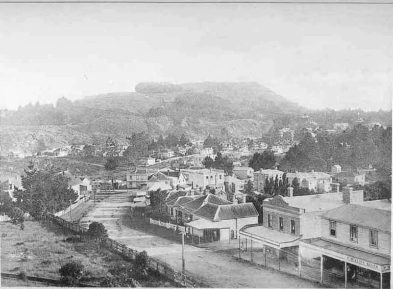 Image: Looking south east from the firebell tower in Symonds Street....