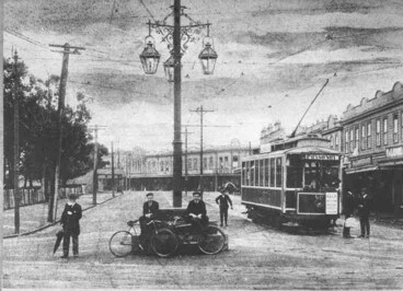Image: Looking east from Three Lamps along Ponsonby Road showing....