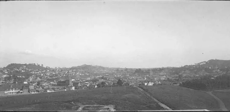 Image: Looking south east from the Auckland War Memorial Museum....