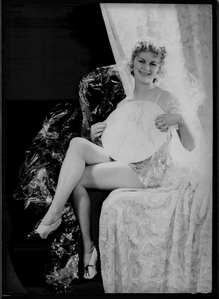 Image: Showing a model for Cadbury Fry Hudson 1940s