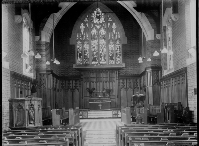 Image: Interior of Wanganui Collegiate School Chapel