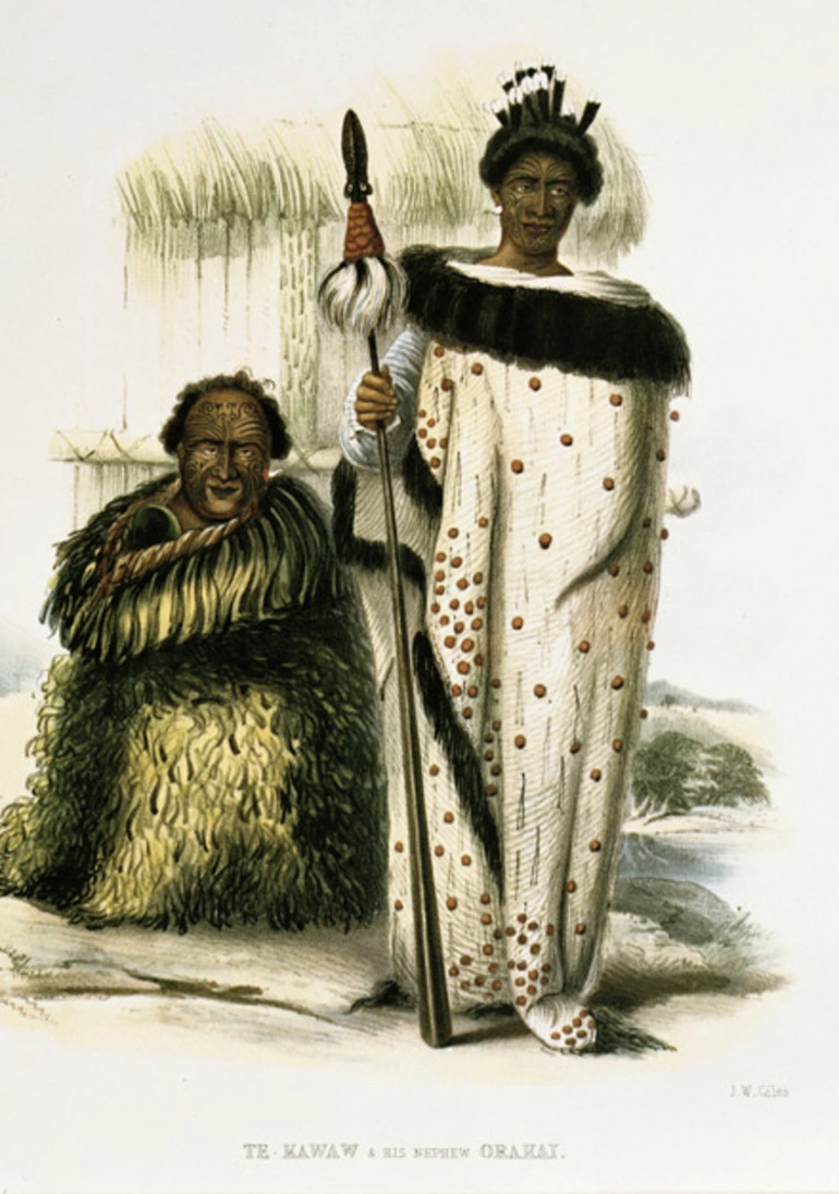 Image: Te Kawau and his nephew Orakai