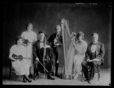 Image: Portrait of a small music group