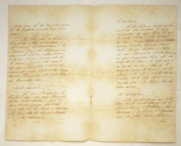 The Treaty of Waitangi (in Maori) Image: The Treaty of Waitangi (in Maori)