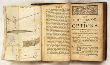 Image: Isaac Newton. Optics.