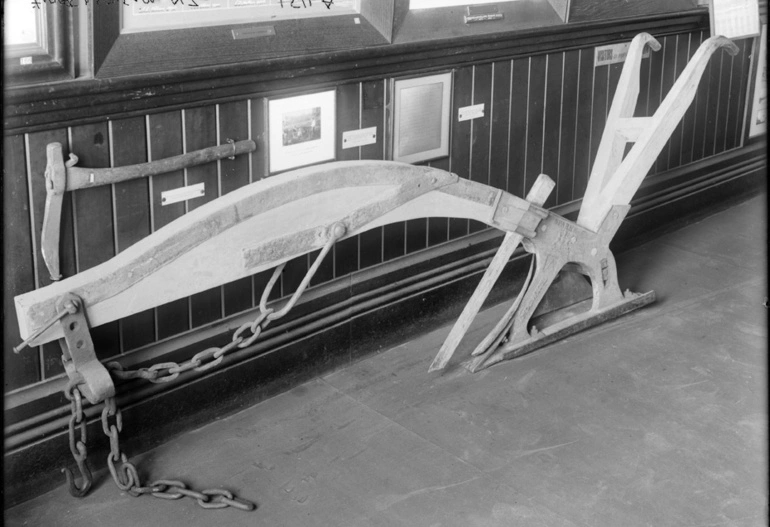 Image: Supposed first plough brought to New Zealand