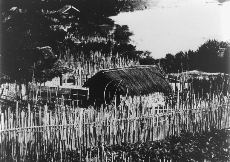 Image: Whare at Ohinemutu...1868