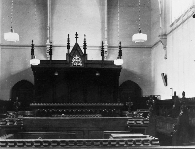 Image: Interior of a Supreme Court courtroom...1940