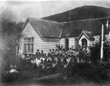 Image: Maori School Taupiri. Revd. B.G.Ashwell's.