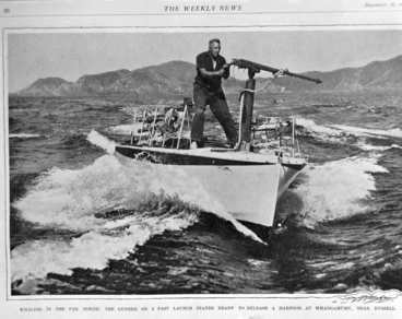 Image: Whaling launch in Far North