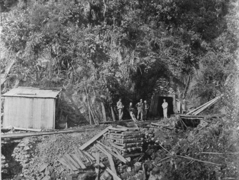 Image: No8 level at the Talisman Gold Mine, Karangahake