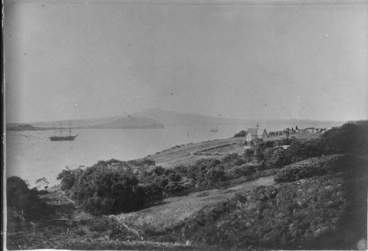 Image: Looking north east from Judges Bay...1860s