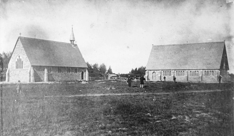 Image: Christs College, Christchurch, 1867