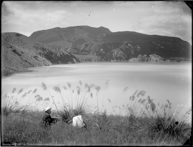 Image: Lake Tarawera and Mount Tarawera