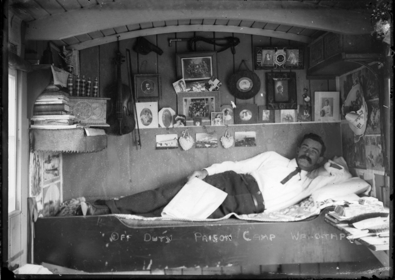Image: Off duty at Waiotapu prison camp