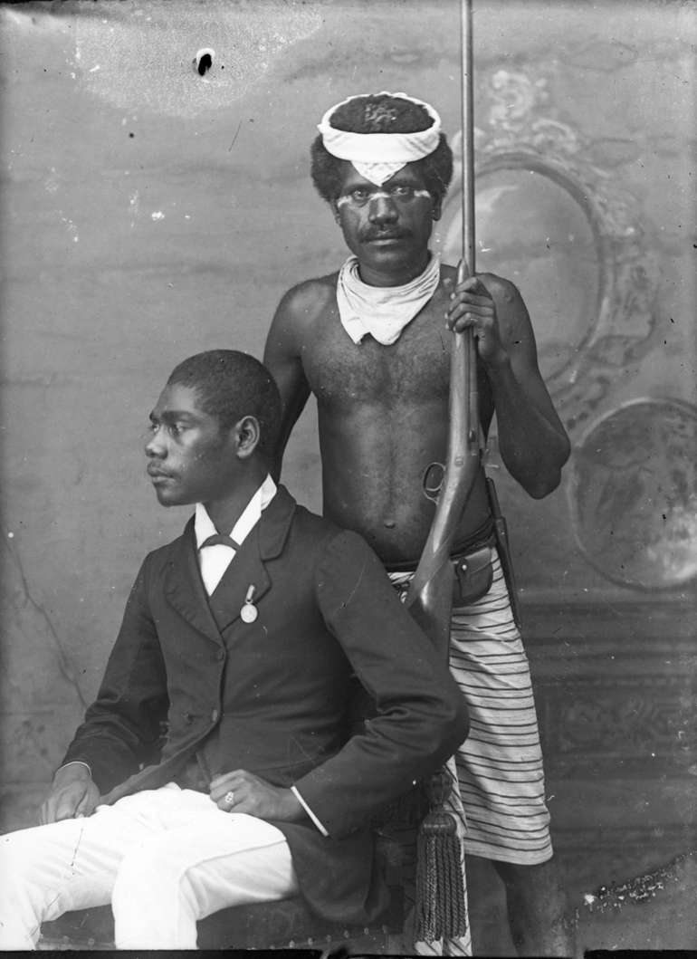 Image: Two men from the Tanna Islands, Vanuatu
