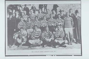 The Auckland Rugby Union Rpresentative Team 1903 Image: The Auckland Rugby Union Rpresentative Team 1903