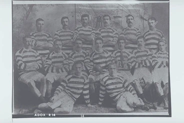Auckland Rugby Union Representative Team 1898 Image: Auckland Rugby Union Representative Team 1898