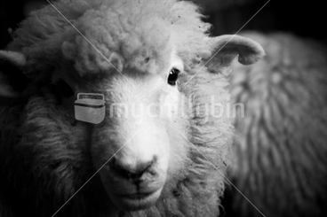 Image: Close up of a sheep - Borderdale