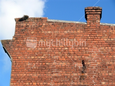 Image: Side of brick building