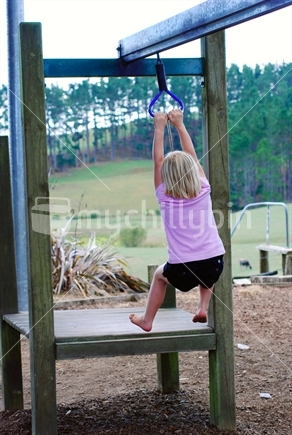 Image: Girl on swing