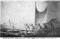 Image: Hawaiian Sailing Canoes off Niihau, Drawn by John Webber, Artist With Cook on his Third Voyage