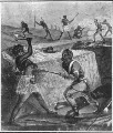 Image: The Capture of the Entrenchment — This picture is a drawing, untitled, among the numerous war sketches left by — Major von Tempsky. Major Mair, to whom it was shown many years ago, said — he believed it represented the final scene at Orakau, April 2nd,...