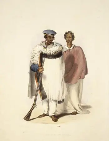 Hone Wiremu Heke Pokai (left) and Eruera Maihi Patuone by George French Angas Image: Hone Wiremu Heke Pokai (left) and Eruera Maihi Patuone by George French Angas