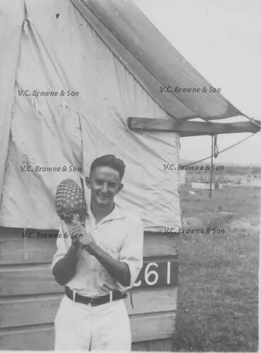 VC Browne and pineapple (PB0503/6) Image: VC Browne and pineapple (PB0503/6)
