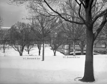 Christchurch - snow (PB1912/1) Image: Christchurch - snow (PB1912/1)