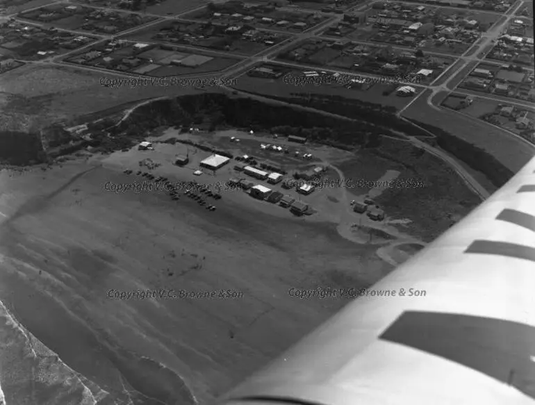 Image: Looking North over Opunake - Opunake Beach - Ta... (Tar1-47/14)