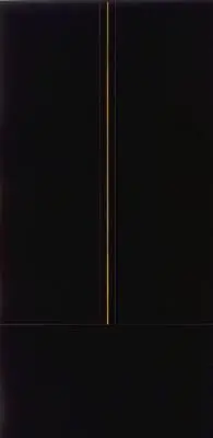 Black painting: Purple/Yellow/Indigo Image: Black painting: Purple/Yellow/Indigo