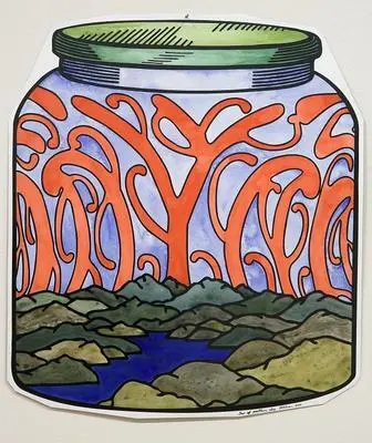Image: Jar of pattern sky