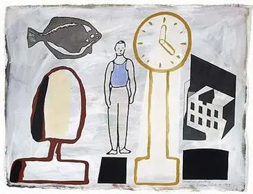 Image: Italo's fish painting