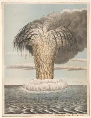 Image: Eruption near Tonga