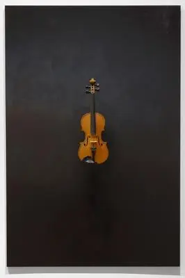 Image: Black Monochrome With Violin