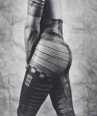 Self-portrait with side of pe'a, Basque Road, Newton Gully Image: Self-portrait with side of pe'a, Basque Road, Newton Gully