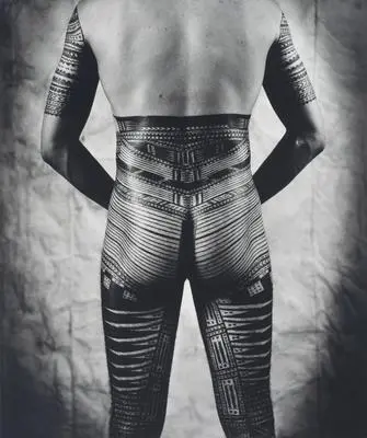 Self-portrait with back of pe'a, Basque Road, Newton Gully Image: Self-portrait with back of pe'a, Basque Road, Newton Gully