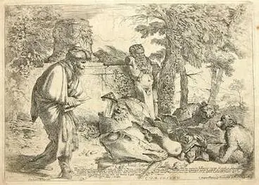 The Philosopher Diogenes searching for an honest man Image: The Philosopher Diogenes searching for an honest man