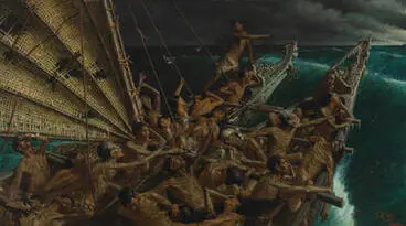 Arrival of the Maoris in New Zealand Image: Arrival of the Maoris in New Zealand