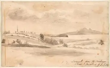 Image: Parnell from the Onehunga Road, Auckland