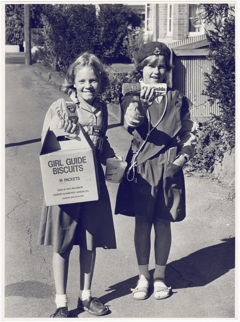 Image: Girl Guide biscuits for sale