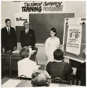 Decimal currency training Image: Decimal currency training