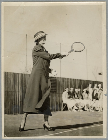 Mrs Elizabeth McCombs at opening season, Woolston Image: Mrs Elizabeth McCombs at opening season, Woolston