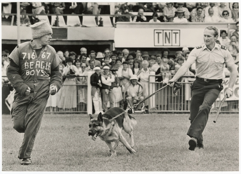 Image: Police dog demonstration