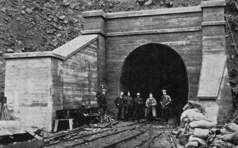 Image: The first completed portion of the Arthur's Pass Tunnel